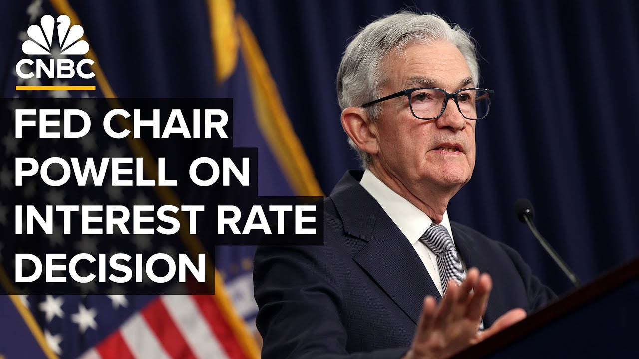 Federal Reserve Chair Jerome Powell speaks after Fed holds interest ...