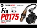 Honda P0175 Code FIXED FAST! System Too Rich Bank 2 (2 Easy DIY Fixes)
