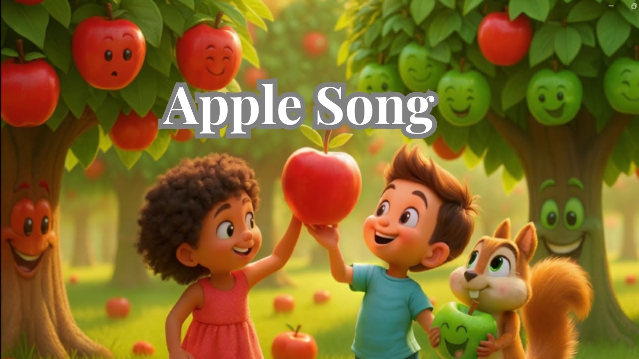 Crunchy Apples | Fun Apple Learning Song for Little Foodies| Kids Song ...