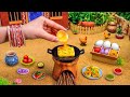 Miniature anda pattice recipe  bread omelet  potato omelette  tiny foodkey  indian street food