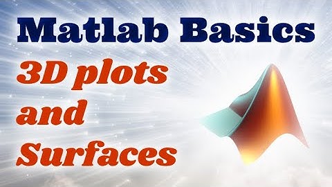 Matlab Basics Ep.9 - 3D Plots And Surfaces