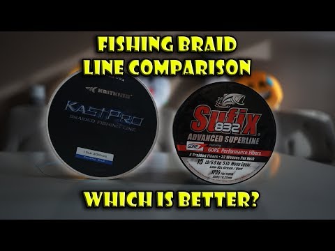 Line Comparison Test: KastKing KastPro vs Sufix 832 Braid 