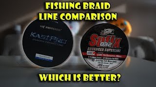 Line Comparison Test: KastKing KastPro vs Sufix 832 Braid