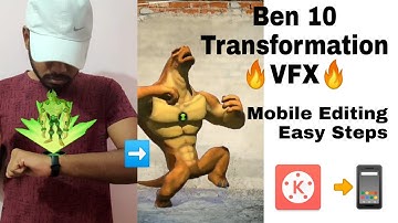 Ben 10 VFX Transformation | Hindi | Kinemaster | Mobile Editing