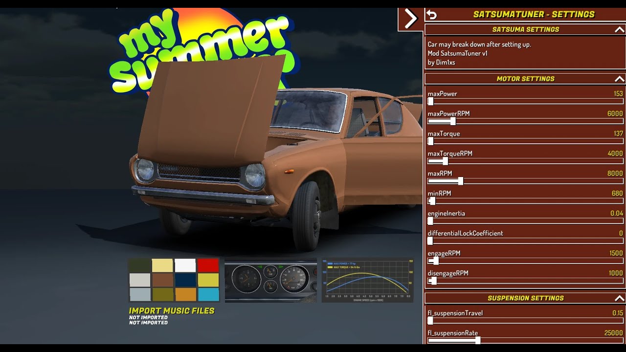 How to install (Satsuma Tuner Menu) My Summer Car YouTube
