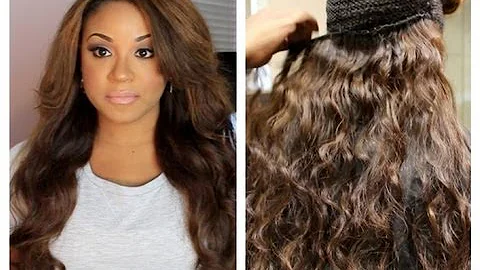 How I Install my Weave + Valencia Rose Mongolian H...