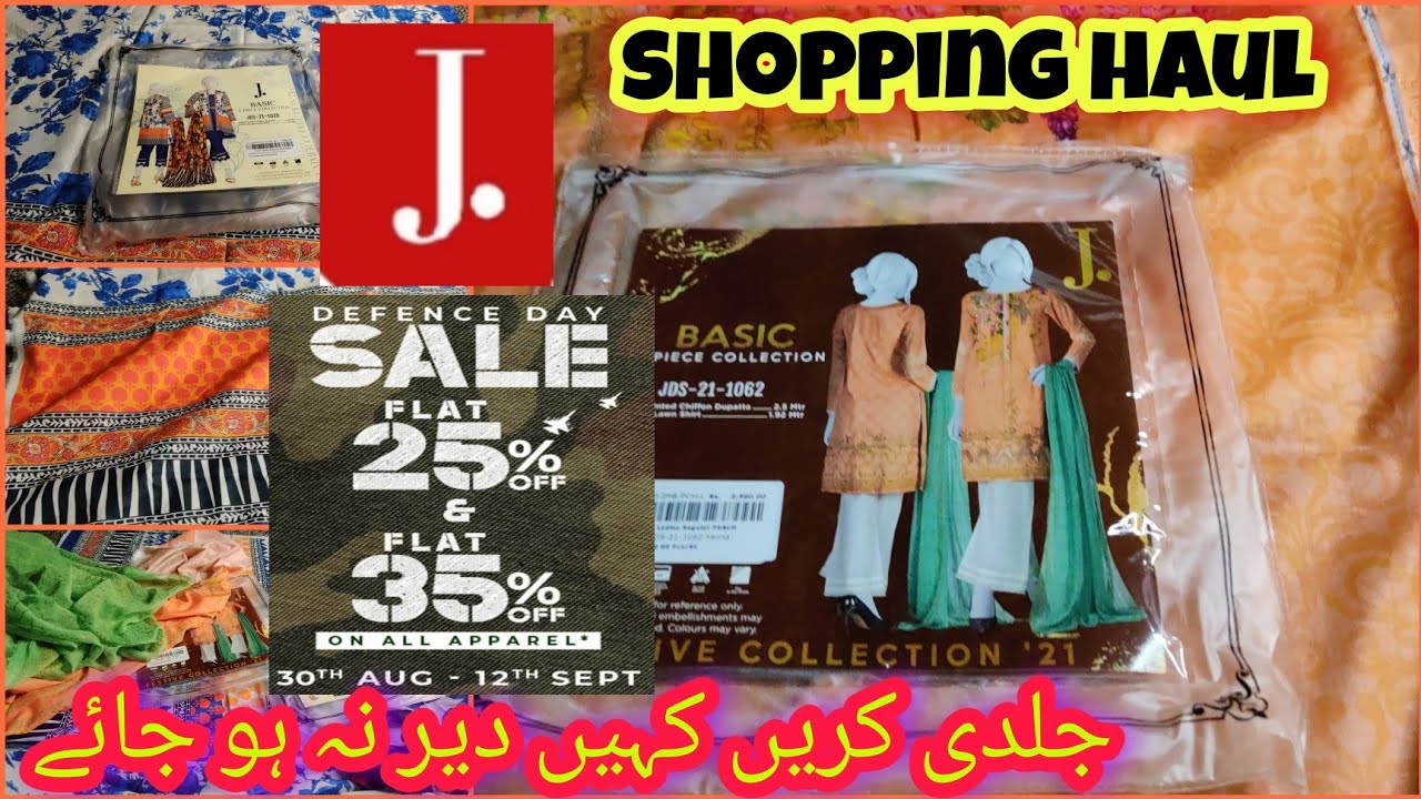 j.junaid jamshed sale 2021/j.defence day sale 2021/j. Shopping haul/j.sale today/3 september 2021