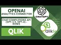 How to Connect Qliksense with Open AI Chat GPT Model Using the OpenAI Analytics Connector Cloud