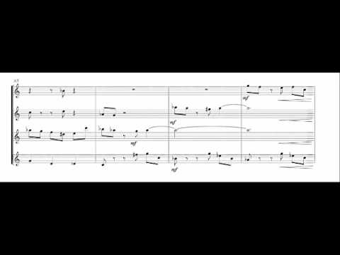 Fugue 12 for Sax Quartet