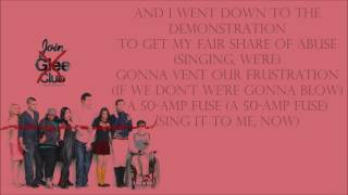 Glee 1x13 - You Can&#39;t Always Get What You Want [with lyrics]