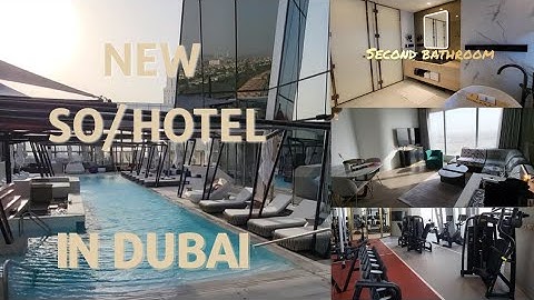 NEW SO/ UPTOWN HOTEL IN DUBAI - incl. stunning Atelier Suite (67 sqm), Pool, Gym & Breakfast - WOW.