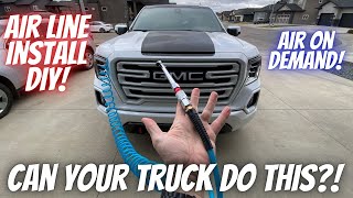 How to Install an Air Line in Your Truck!