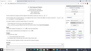 Codeforces Round #719 Div3 C Not Adjacent Matrix
