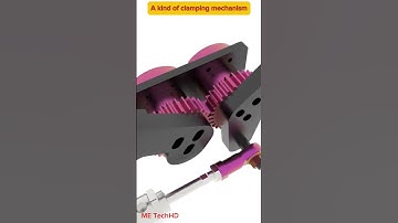 A kind of clamping mechanism #machine #solidwork #design #cad