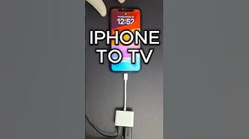 How To Connect An iPhone To Any TV With HDMI Cable #tv