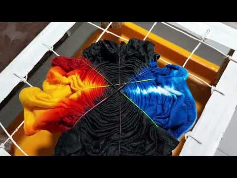 How to tie dye: Fire X Water