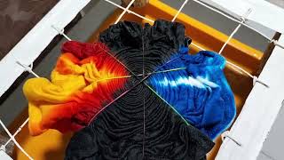 How to tie dye: Fire X Water