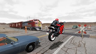 Beamng Drive Motorcycle Crashes Motorbike