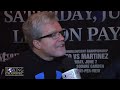 Freddie Roach talks about Miguel Cotto's next fight against Sergio Martinez.