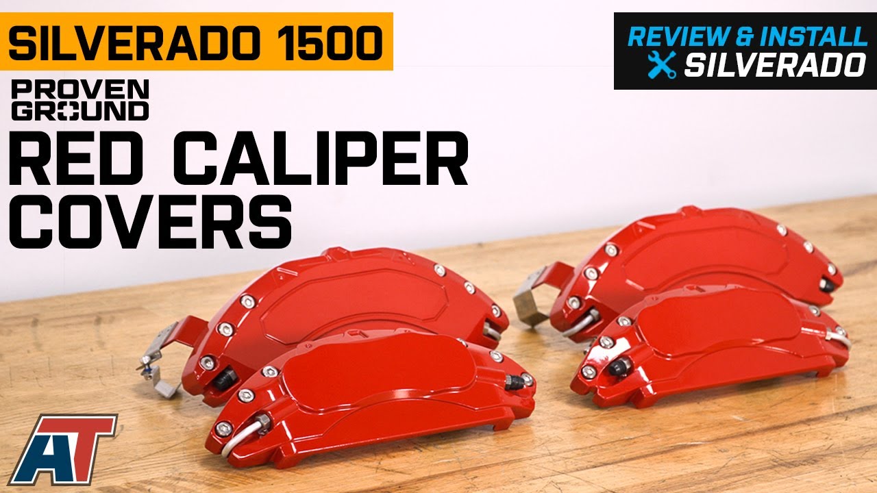 Proven Ground Silverado 1500 Brake Caliper Covers; Red; Front and Rear  S144701 (19-24 Silverado 1500) - Free Shipping