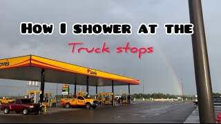 Love’s Truck Stop(Shower Power)🚿🧼🧽 how I shower