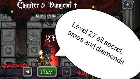 magic rampage level 27 || chapter 3 dungeon 7 all secret areas and diamonds