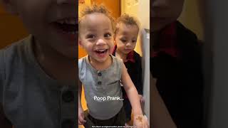 Fake poop prank 😂😂#kids #funnyvideos #funnymoments #usa #lol #prank
