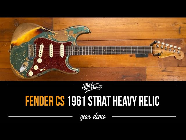 Fender CS LTD 1961 Roasted Strat Super Heavy Relic Sherwood Green