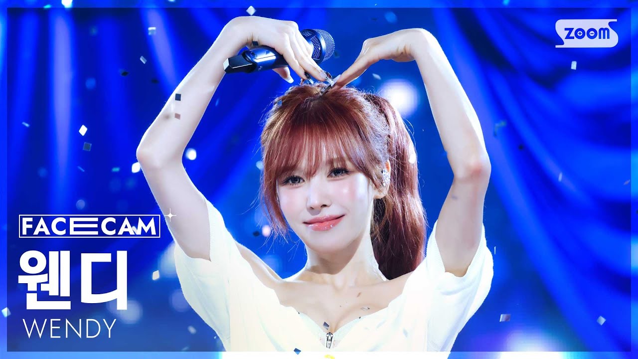[페이스캠4K] 웬디 'Sunkiss' (WENDY FaceCam) @SBS Inkigayo 250914