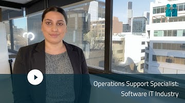 Operations Support Specialist: Software IT Industry