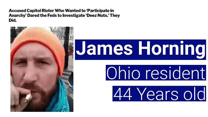 US Capitol Arrests: James Horning