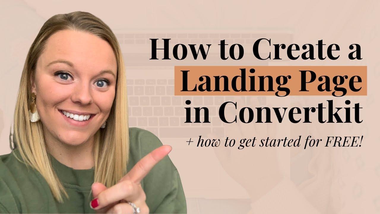 How to Create a Landing Page in Convertkit // Start Building Your Email