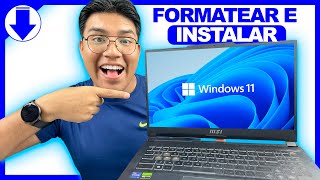 ✅ Cómo FORMATEAR tu PC e INSTALAR Windows 11 desde USB | 2024