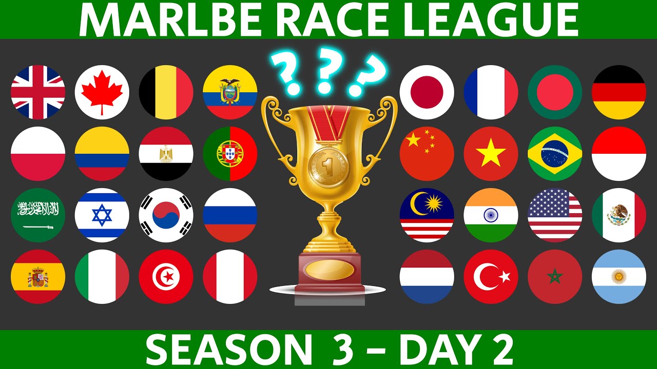 Marble Race League Season 3 Day 2 Marble Race in Algodoo