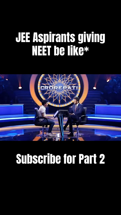 JEE Aspirants giving NEET be like* 😂💀 IIT JEE Prep | IIT JEE | JEE Mains & Advanced #iit #jee