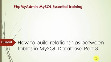 How to build relationships between tables in MySQL Database part 3 -38