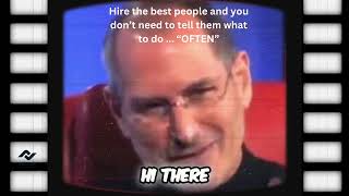 Steve Jobs on hiring the best and the brightest