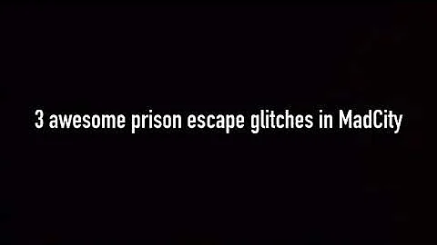 3 awesome prison escape glitches in MadCity (Roblox)