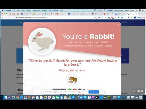 Click Speed Test- ClickSpeeder 