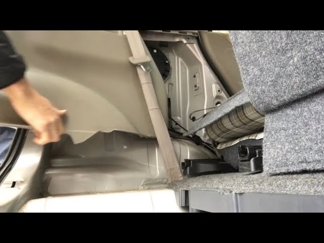 The journey from interior disassembly to rear speaker replacement