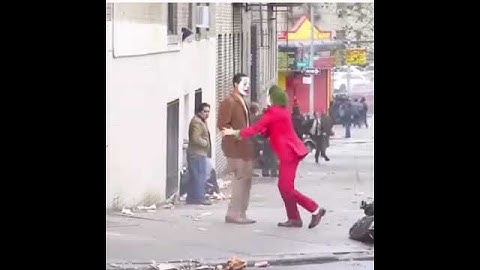 NEW Joker Chase Behind the Scenes (Joker Movie Joaquin Phoenix 2019) Footage