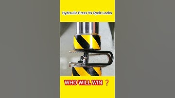Hydraulic Press Vs Cycle Locks Of Different Countries #shorts#whatif #uniqueexperiment #मजेदारविडियो