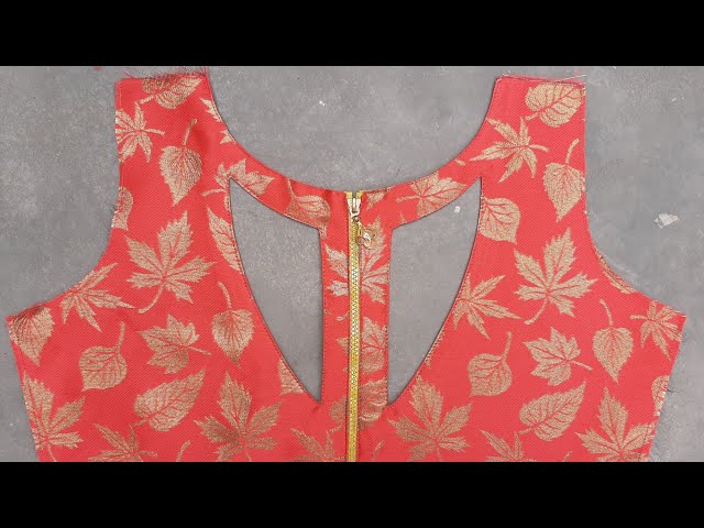 Red OffWhite Handloom Double Ikat Kurta With Embroidered Pocket & Back Zip  - K92F759 | Kurti neck designs, Designer kurti patterns, Kurta designs