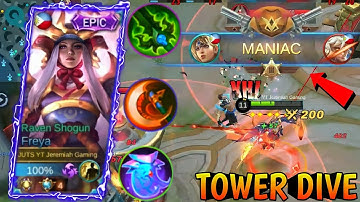 PRO BUILD FOR FREYA USER!!! | AGGRESSIVE FREYA | FREYA TOP GLOBAL | AUTO WIN THIS BUILD | MLBB✓