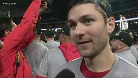 Trea Turner World Series championship interview
