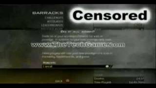 YouTube- MW2 COD6 10th Prestige Glitch mod For Xbox360