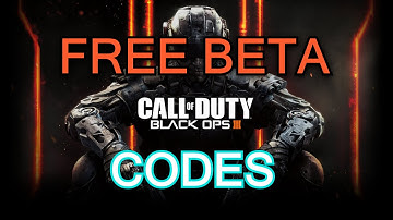 Free Black Ops 3 Beta Codes (xbox one BO3 beta codes)