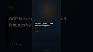 Open closed principle