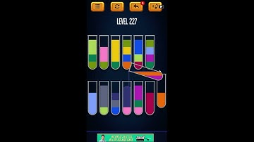 Water Sort Puzzle - Color Liquid Sorting Game Level 227 Solution