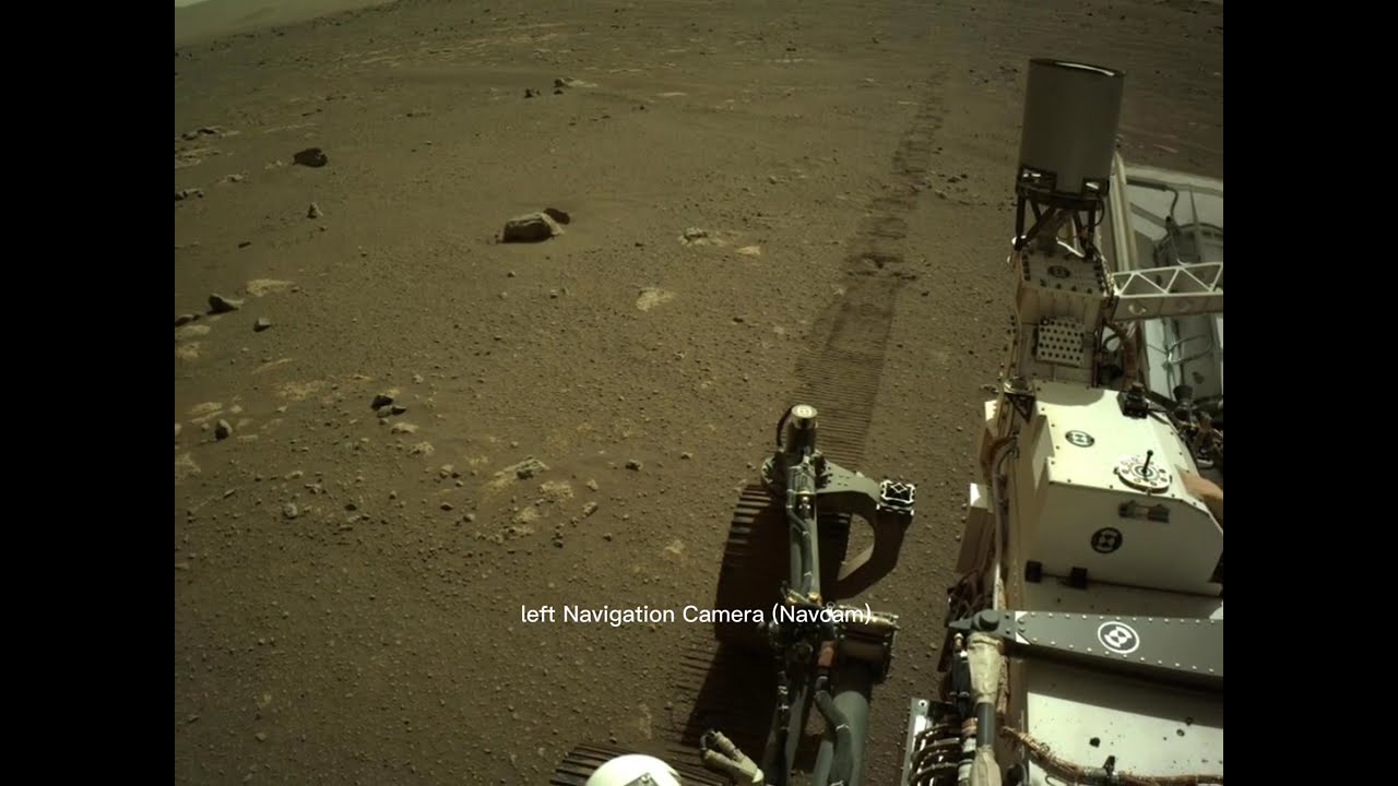 Mars Landscape Revealed: Perseverance Rover's Navcam View 